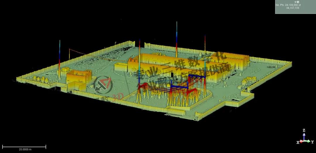 三维激光扫描仪在电网数字孪生、改造、变形监测中的应用【上海沪敖3D】(图12)
